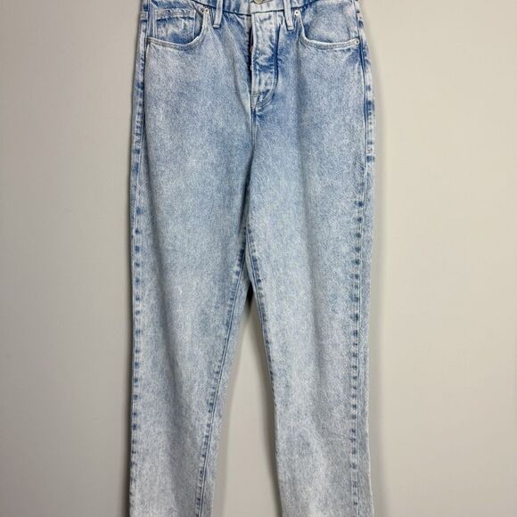 GOOD AMERICAN | Good Boy High Rise Jeans Light Wash Blue643 Women’s Size 2/26 - Picture 5 of 13